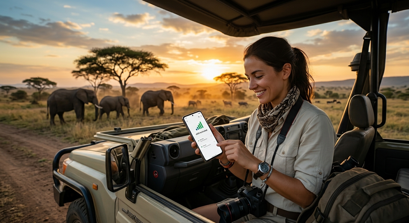 Whether an eSIM Is Worth It for Safari and Long-Haul Travellers