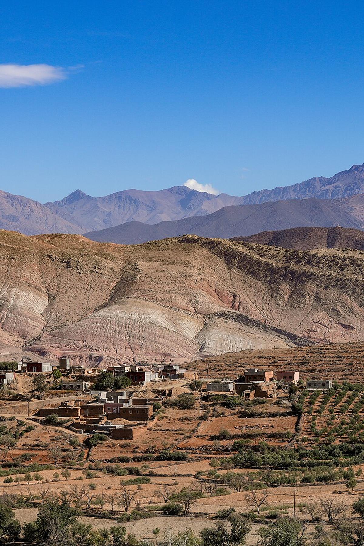 Atlas Mountains from Marrakesh Morocco