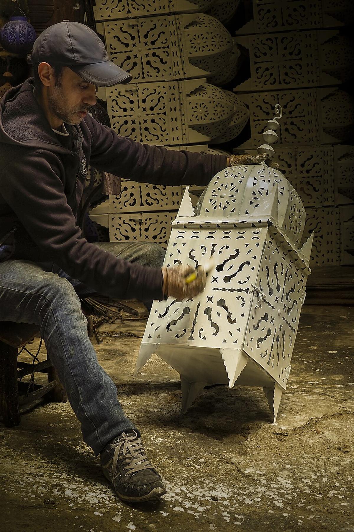Marrakesh Medina street Morocco